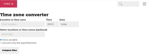 time zone converter tool.